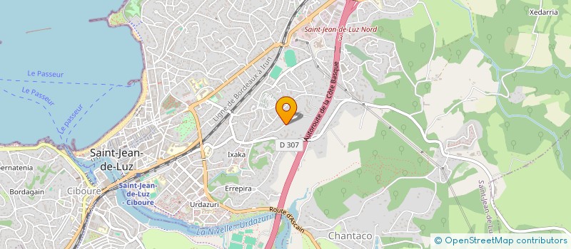 localisation de l'entreprise MONSIEUR DOMINIQUE DUCLOS à SAINT-JEAN-DE-LUZ