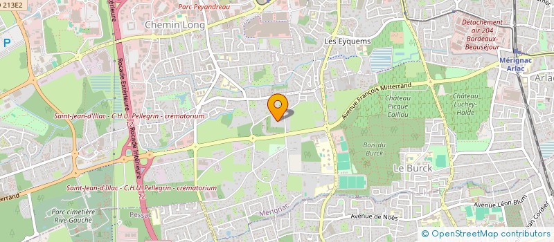 localisation de l'entreprise MONSIEUR DOMINIQUE DUCOS  MERIGNAC