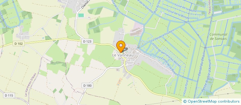 localisation de l'entreprise MONSIEUR DOMINIQUE DUCOULOMBIER  LE VANNEAU-IRLEAU