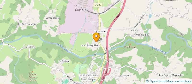 localisation de l'entreprise MONSIEUR DOMINIQUE DUCOURET à BESSINES-SUR-GARTEMPE