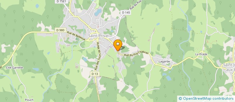 localisation de l'entreprise MONSIEUR DOMINIQUE DUCROS  SAINT-JULIEN-AUX-BOIS