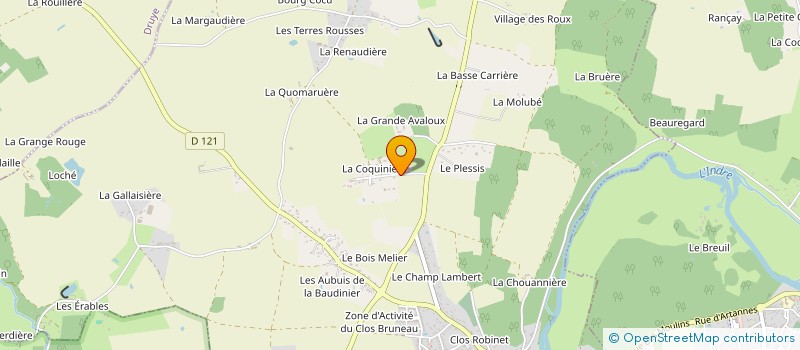 localisation de l'entreprise MONSIEUR DOMINIQUE DUFOUR  ARTANNES-SUR-INDRE