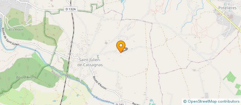 localisation de l'entreprise MONSIEUR DOMINIQUE DUFRESNE  SAINT-JULIEN-DE-CASSAGNAS