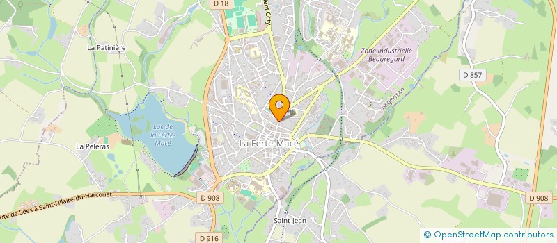 localisation de l'entreprise MONSIEUR DOMINIQUE DUGUE à LA FERTE MACE