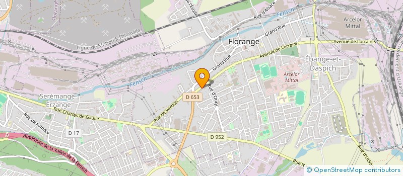 localisation de l'entreprise MONSIEUR DOMINIQUE DUMAS  FLORANGE