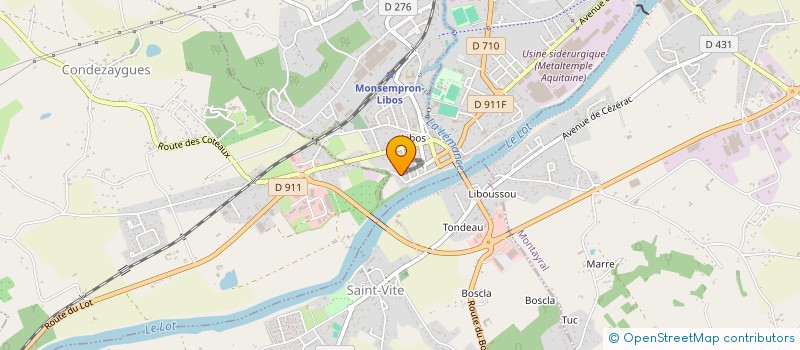 localisation de l'entreprise MONSIEUR DOMINIQUE DUMEAUX  CUZORN