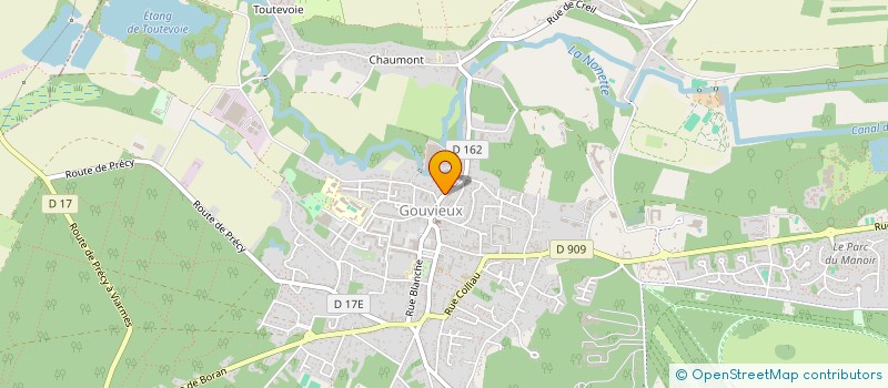 localisation de l'entreprise MONSIEUR DOMINIQUE DUMILLON à GOUVIEUX