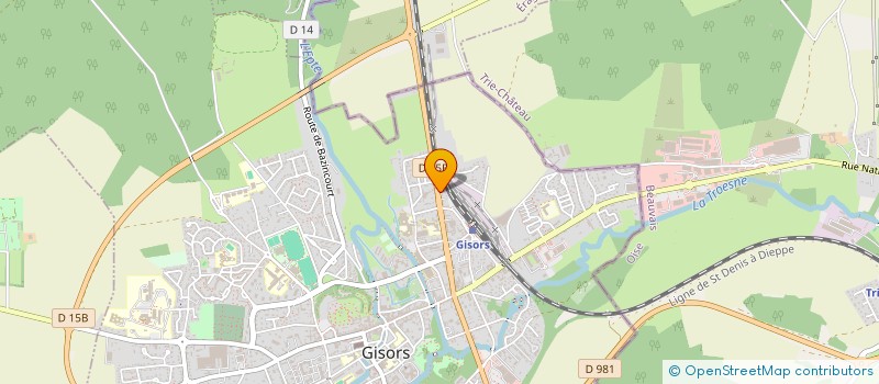 localisation de l'entreprise MONSIEUR DOMINIQUE DUMORLET à GISORS