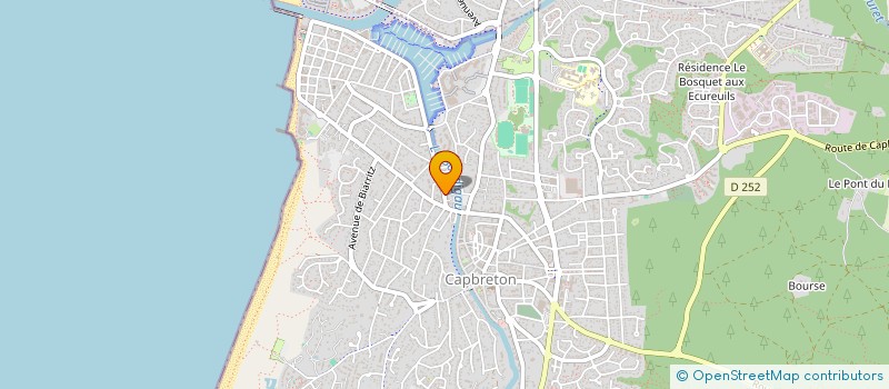 localisation de l'entreprise MONSIEUR DOMINIQUE DUPEY  CAPBRETON