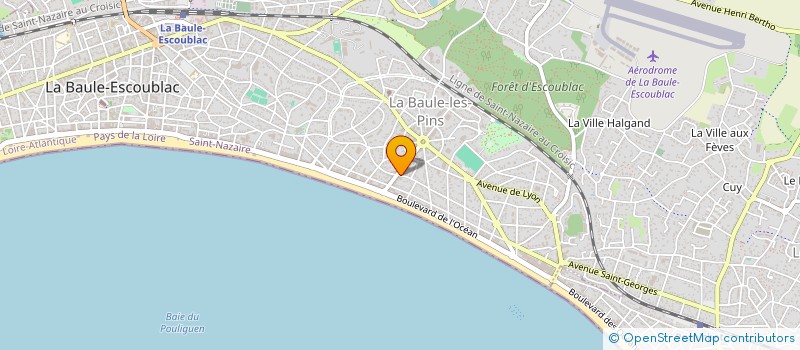 localisation de l'entreprise MONSIEUR DOMINIQUE DUPLEIX à LA BAULE-ESCOUBLAC