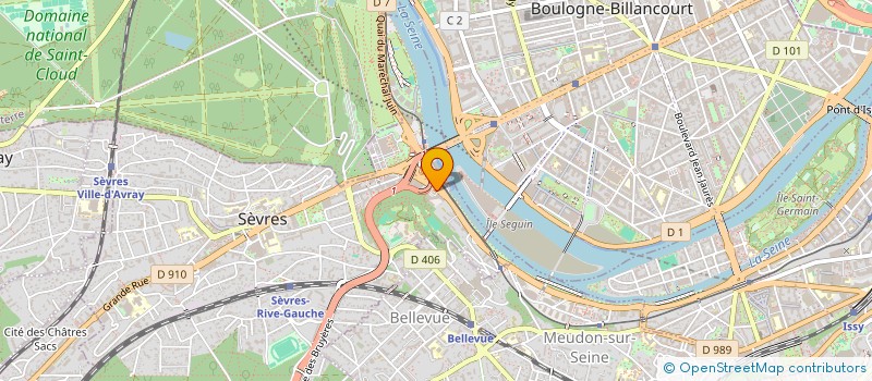 localisation de l'entreprise MONSIEUR DOMINIQUE DUPONT à SEVRES