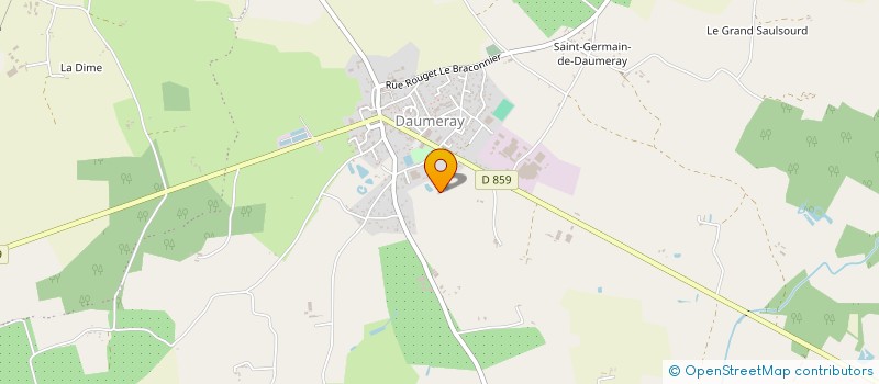 localisation de l'entreprise MONSIEUR DOMINIQUE DUPONT-BRIERE  MORANNES SUR SARTHE-DAUMERAY