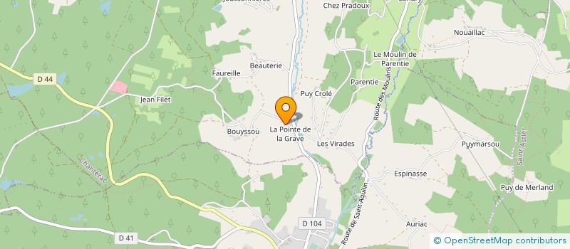 localisation de l'entreprise MONSIEUR DOMINIQUE DUPUIS à NEUVIC