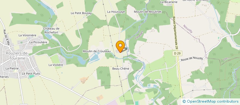 localisation de l'entreprise MONSIEUR DOMINIQUE DUPUIS  CHATEAU-RENAULT