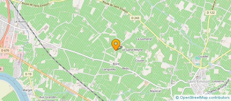 localisation de l'entreprise MONSIEUR DOMINIQUE DUPUY à SAINT-EMILION