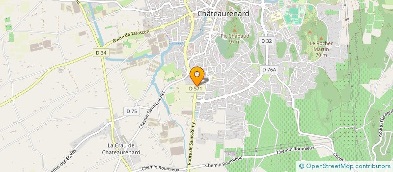 localisation de l'entreprise MONSIEUR DOMINIQUE DUPUY  CHATEAURENARD