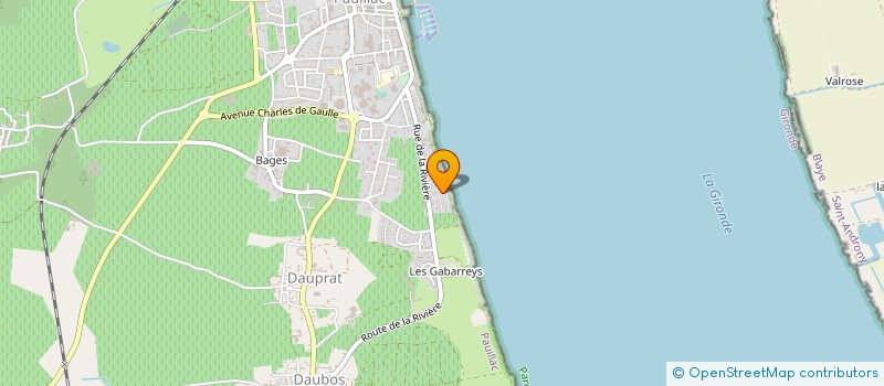 localisation de l'entreprise MONSIEUR DOMINIQUE DURAN  PAUILLAC