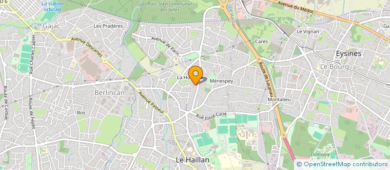 localisation de l'entreprise MONSIEUR DOMINIQUE DURAND  LE HAILLAN