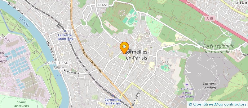 localisation de l'entreprise MONSIEUR DOMINIQUE DURANT à CORMEILLES-EN-PARISIS