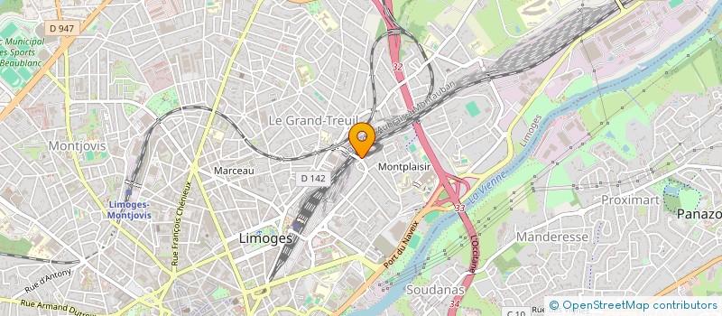 localisation de l'entreprise MONSIEUR DOMINIQUE DUREPAIRE à LIMOGES
