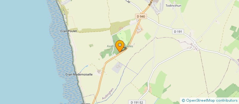 localisation de l'entreprise MONSIEUR DOMINIQUE DUTERTE  AUDINGHEN