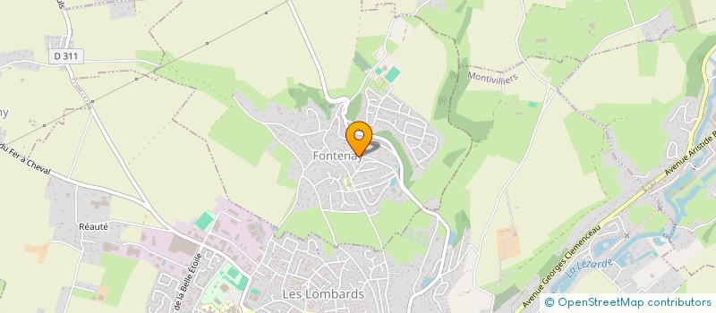 localisation de l'entreprise MONSIEUR DOMINIQUE DUVAL à FONTENAY