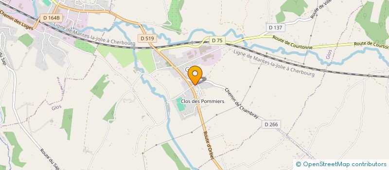 localisation de l'entreprise MONSIEUR DOMINIQUE DUVAL  LIVAROT-PAYS-D'AUGE