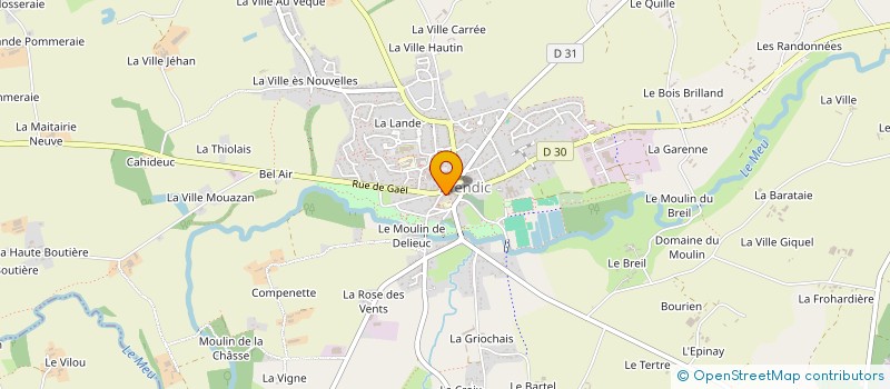 localisation de l'entreprise MONSIEUR DOMINIQUE DY  IFFENDIC