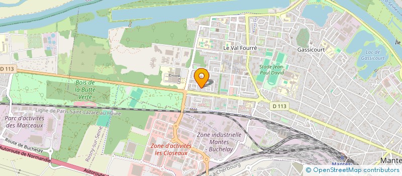 localisation de l'entreprise MONSIEUR DOMINIQUE EBIOU  MANTES-LA-JOLIE