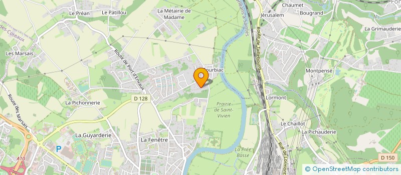 localisation de l'entreprise MONSIEUR DOMINIQUE EHRENSPERGER  SAINTES