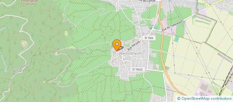 localisation de l'entreprise MONSIEUR DOMINIQUE EHRHART  WETTOLSHEIM