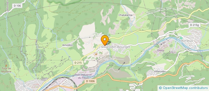 localisation de l'entreprise MONSIEUR DOMINIQUE ERNAGA  VILLARODIN-BOURGET