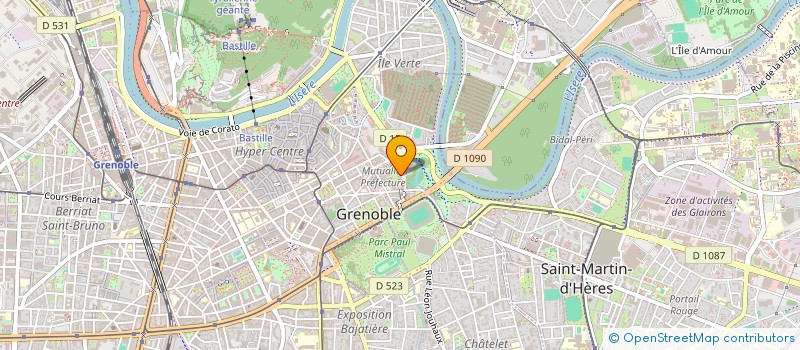 localisation de l'entreprise MONSIEUR DOMINIQUE ESCARON  LE SAPPEY-EN-CHARTREUSE