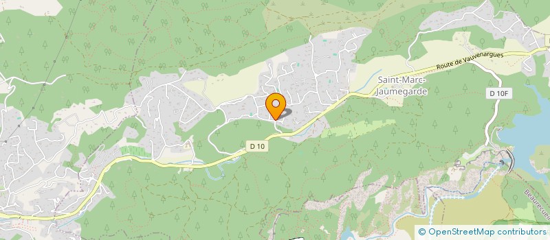 localisation de l'entreprise MONSIEUR DOMINIQUE ESPIEUSSAS  SAINT-MARC-JAUMEGARDE