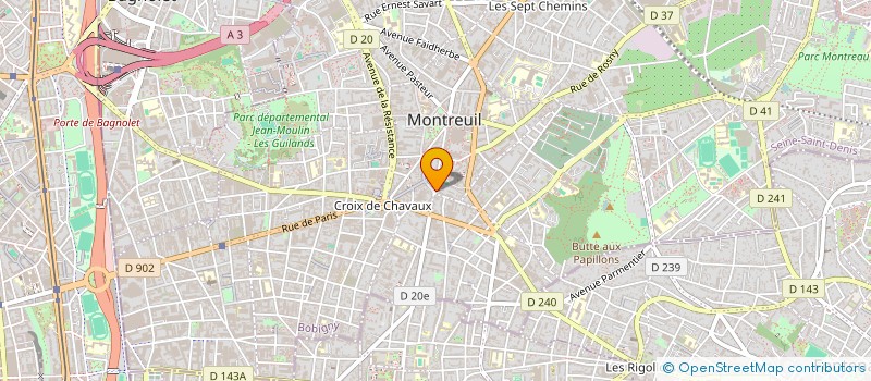 localisation de l'entreprise MONSIEUR DOMINIQUE ESTEVE à MONTREUIL