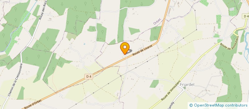 localisation de l'entreprise MONSIEUR DOMINIQUE ET PHILIPP DUVAL INDIVISION  ST MARTIN DE BIENFAITE