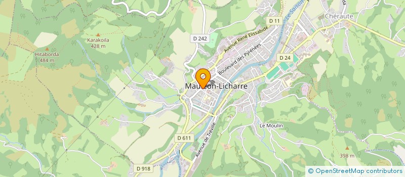 localisation de l'entreprise MONSIEUR DOMINIQUE ETCHEMENDY  MAULEON-LICHARRE