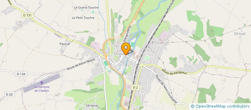 localisation de l'entreprise MONSIEUR DOMINIQUE EUCHER à CHALAIS