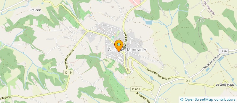 localisation de l'entreprise MONSIEUR DOMINIQUE EVRARD à CASTELNAU-MONTRATIER