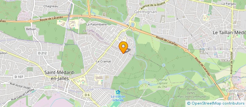 localisation de l'entreprise MONSIEUR DOMINIQUE EYQUEM  SAINT-MEDARD-EN-JALLES