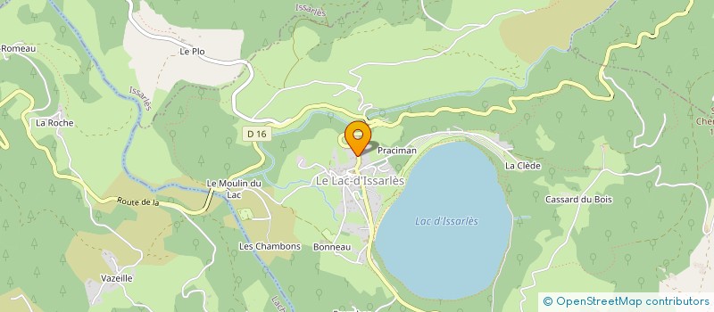 localisation de l'entreprise MONSIEUR DOMINIQUE EYRAUD à LE LAC-D'ISSARLES