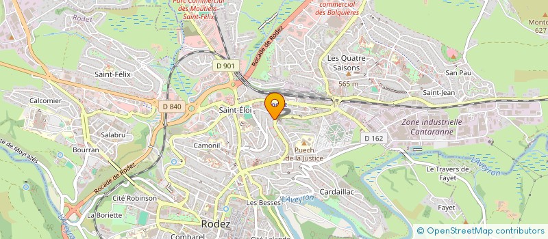 localisation de l'entreprise MONSIEUR DOMINIQUE FACCHIN à RODEZ