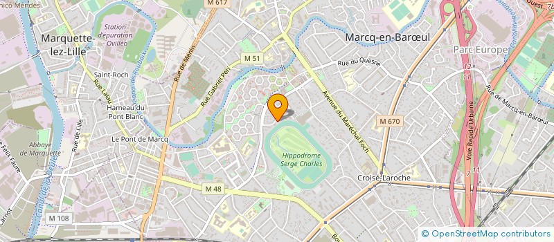 localisation de l'entreprise MONSIEUR DOMINIQUE FAGNOT à MARCQ-EN-BARŒUL