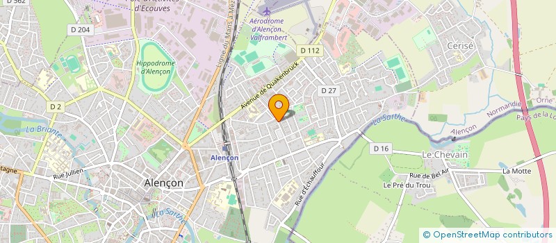 localisation de l'entreprise MONSIEUR DOMINIQUE FAIVRE à ALENCON