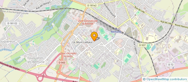 localisation de l'entreprise MONSIEUR DOMINIQUE FALCONE à BETHUNE