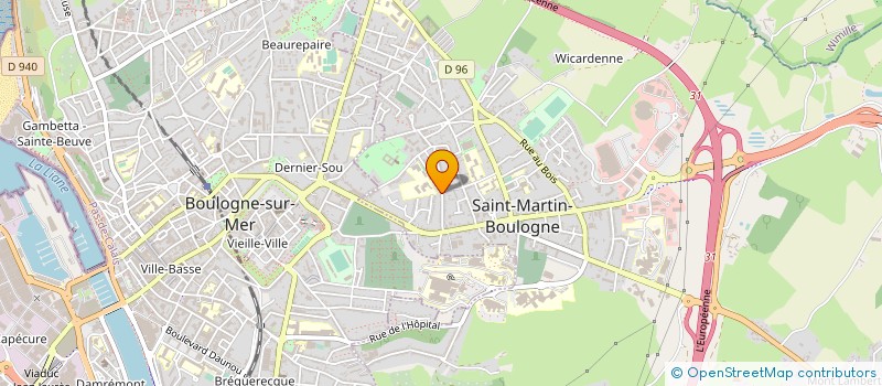 localisation de l'entreprise MONSIEUR DOMINIQUE FALCONNET  SAINT-MARTIN-BOULOGNE