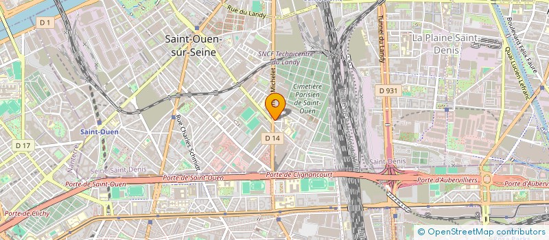 localisation de l'entreprise MONSIEUR DOMINIQUE FALIEZ à SAINT-OUEN-SUR-SEINE