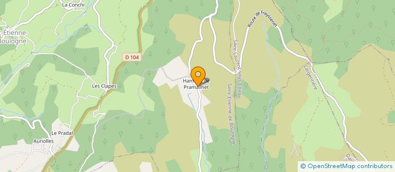 localisation de l'entreprise MONSIEUR DOMINIQUE FANGIER  SAINT-ETIENNE-DE-BOULOGNE