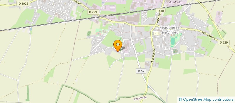 localisation de l'entreprise MONSIEUR DOMINIQUE FARCY  FEUQUIERES-EN-VIMEU