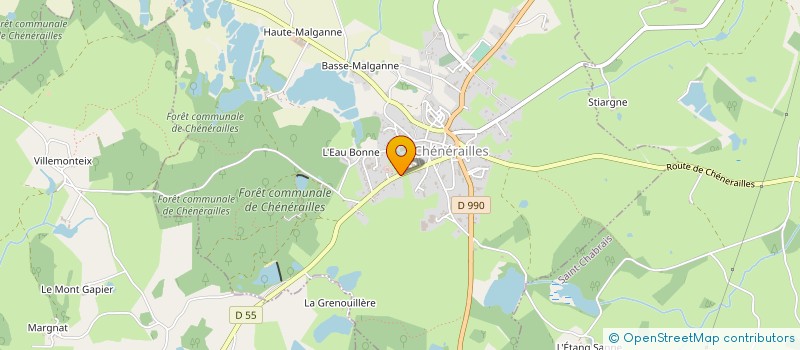 localisation de l'entreprise MONSIEUR DOMINIQUE FARIGOUX à CHENERAILLES